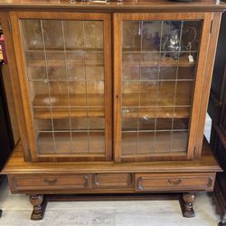 Vintage Display Cabinet German