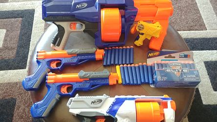 Nerf guns with bullets