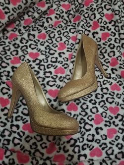 Gold heels