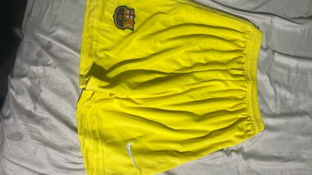 Barcelona Yellow Training Shorts