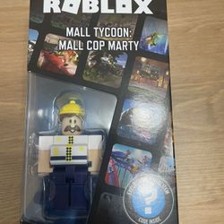 Roblox Deluxe Mystery Pack Series 3 Mall Tycoon: Mall Cop Marty Code Incl. NEW