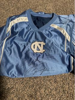 Michael Jordan Signed North Carolina Practice Jersey