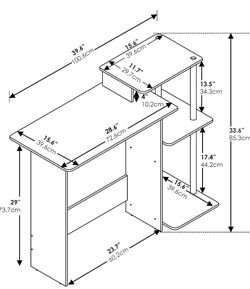 Furinno Working Desk or Table- French Oak