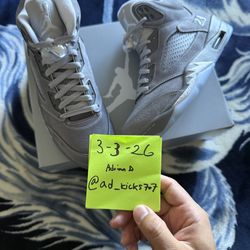 Jordan 5 wolf grey