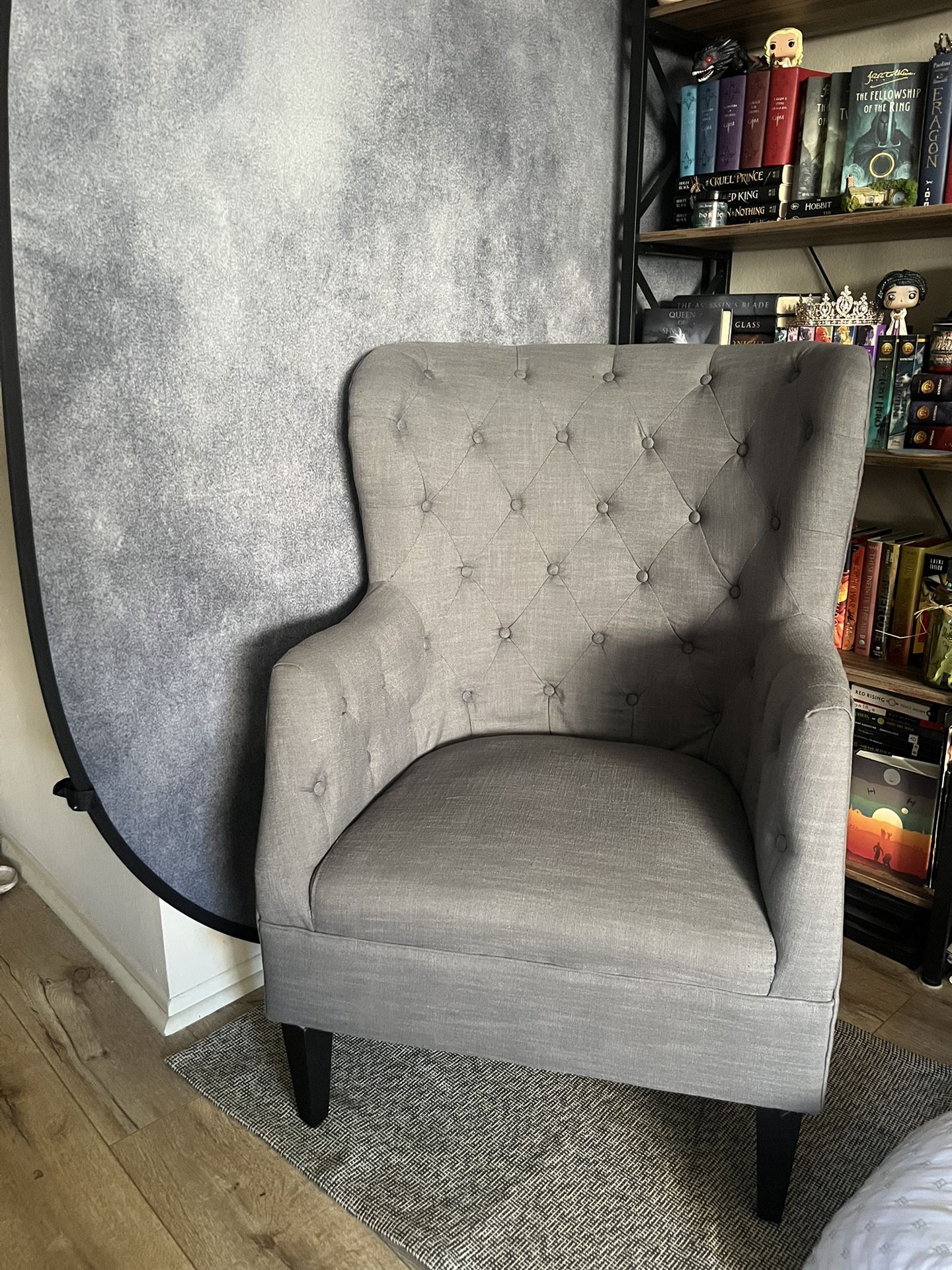 Grey blue Armchair