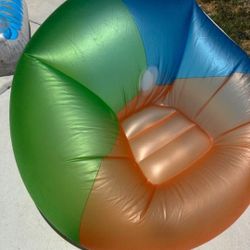 Kids Lazy Lounger Colorful Couch Inflable 