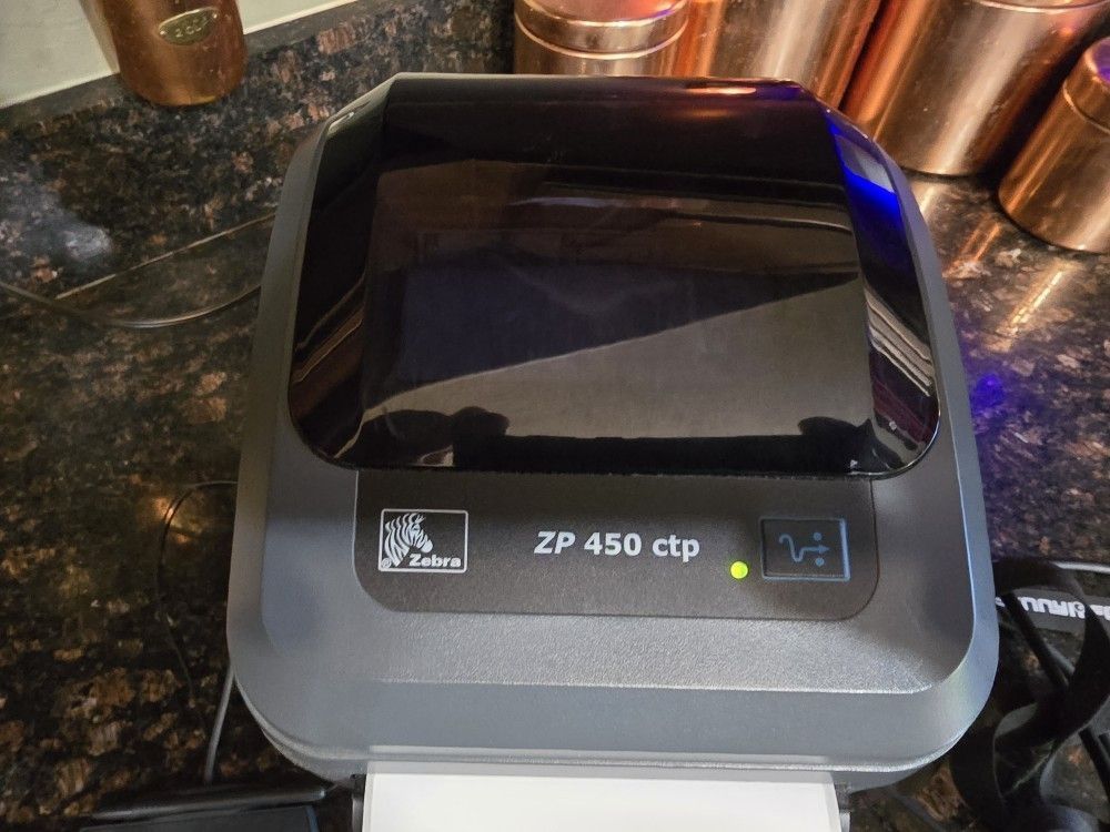ZEBRA ZP 450ctp 4x6 Thermal Printer And ePad Sign