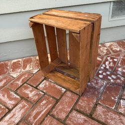 Wood Box Crate Storage Decor 