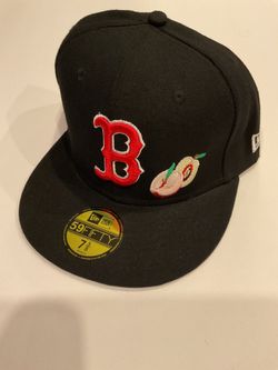 New Era Boston Red Sox 59fifty with patches fitted hat 7 5/8 $35