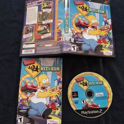 Simpsons Hit And Run Ps2 Mint Condition 