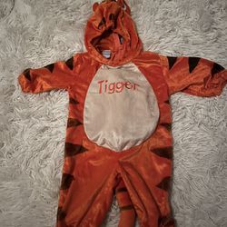 Vintage Disney Baby 6-9M Tigger Halloween Costume 