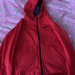Nike Dri-FIT Red Hoodie