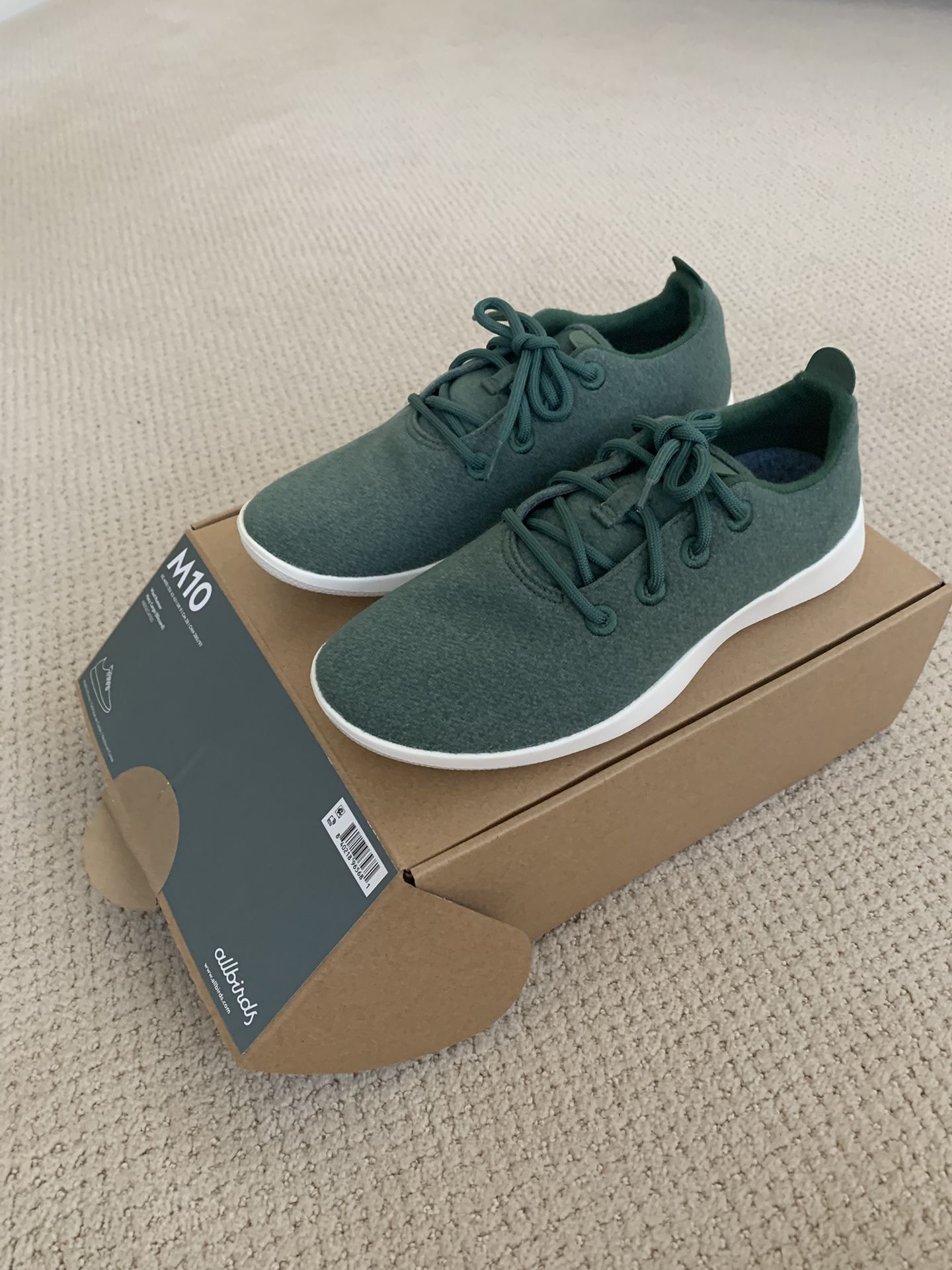 AllBirds Wool Runners Men’s Size 10.0 – NEW