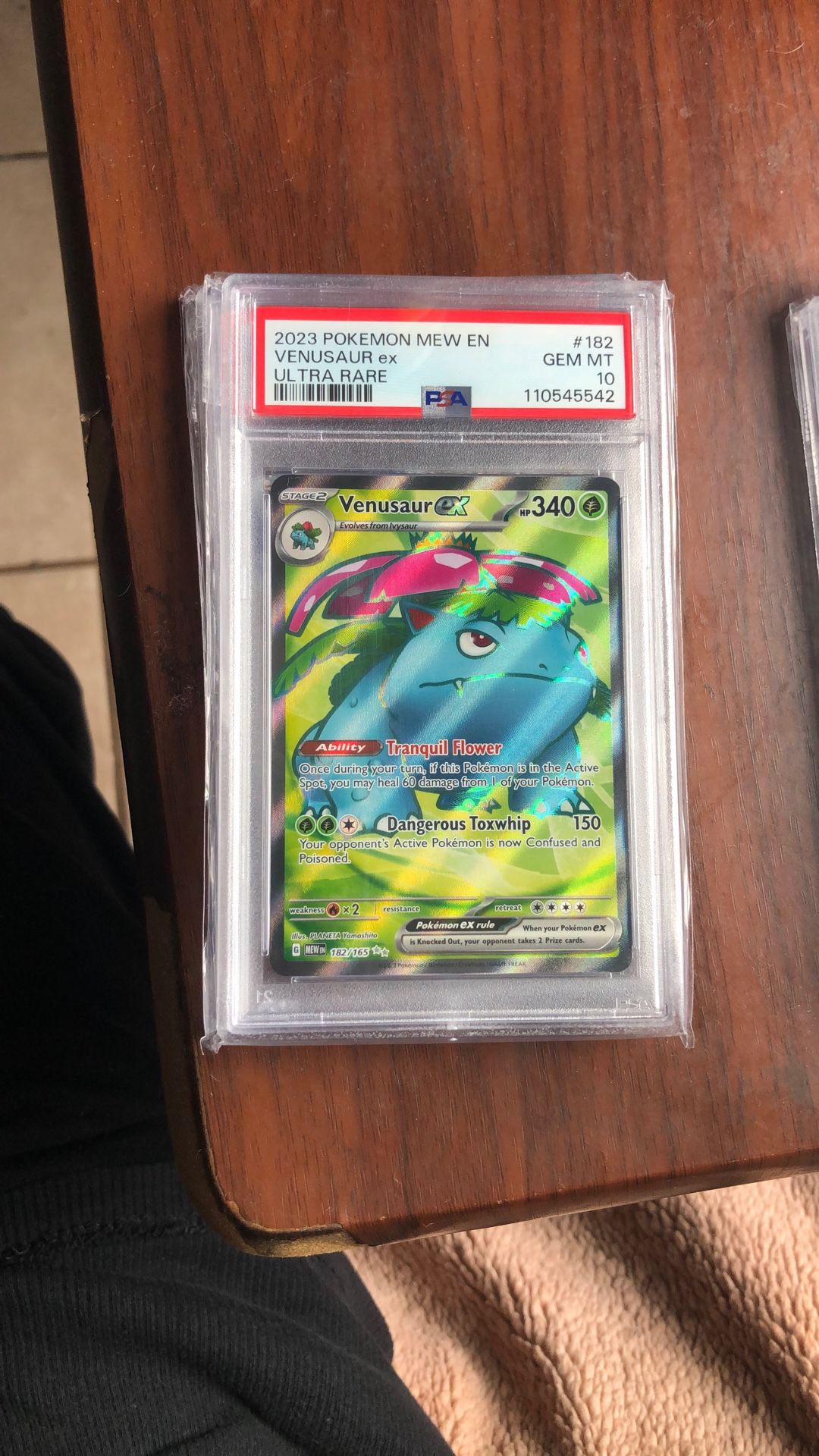 PSA 10 Venusaur ex 182/165 Scarlet & Violet 151