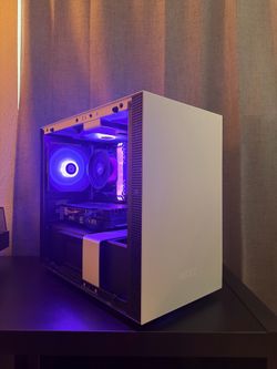 Compact White Gaming PC