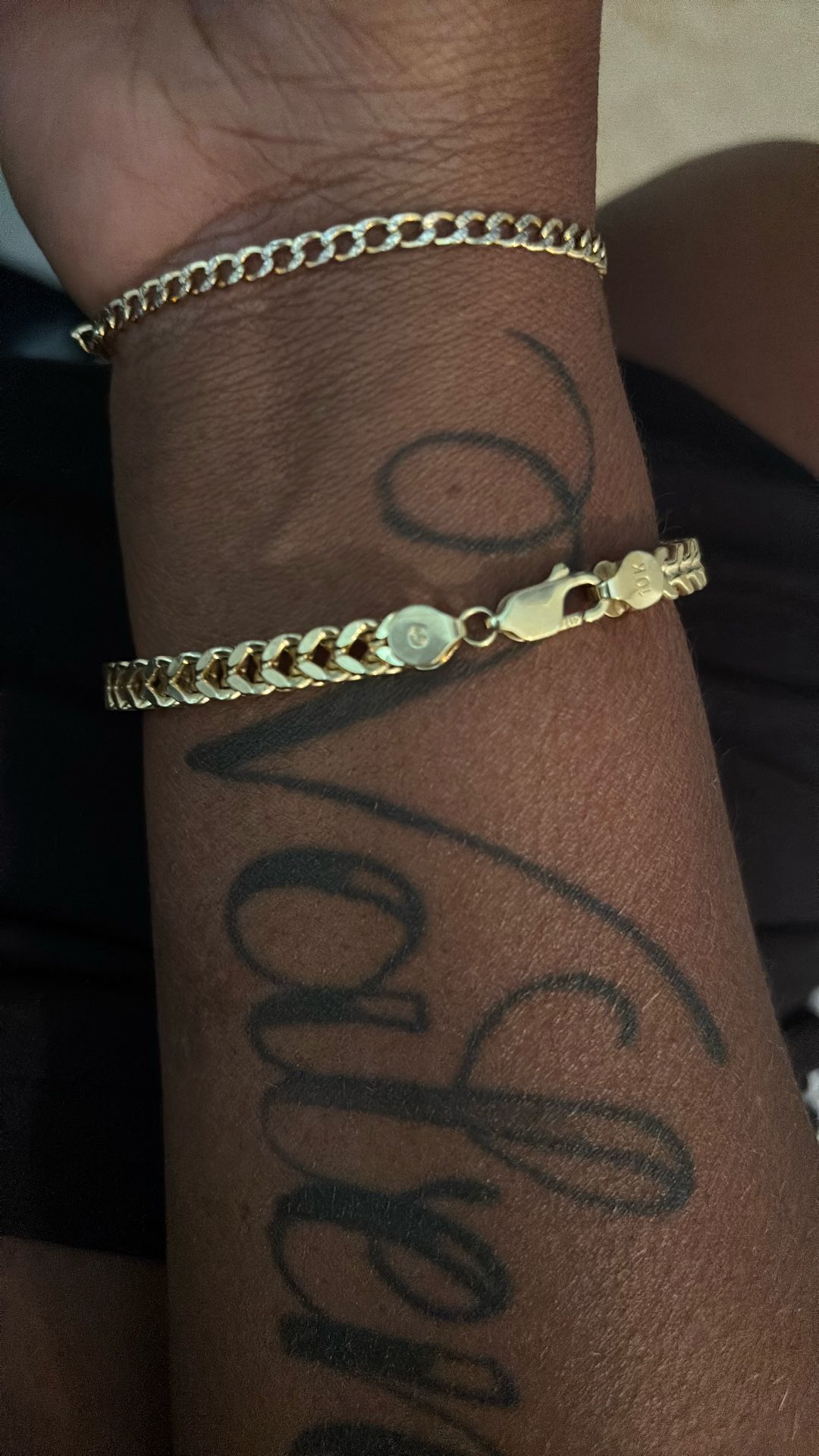 10k Roped Bracelet