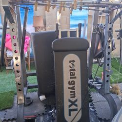 Total Gym squat rack