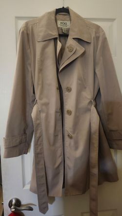 London Fog Women’s Trench Coat XL – Beige/Taupe Belted
