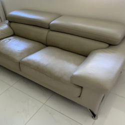 Leather Sofa Set 3 Piece