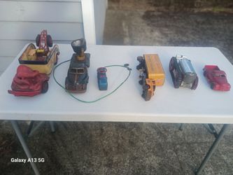 Vintage 1950' 1960's  Tin Toys  Battery And Wind Up Nice Bundle L@@k
