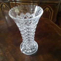 Vintage Crystal Vase From 1950s