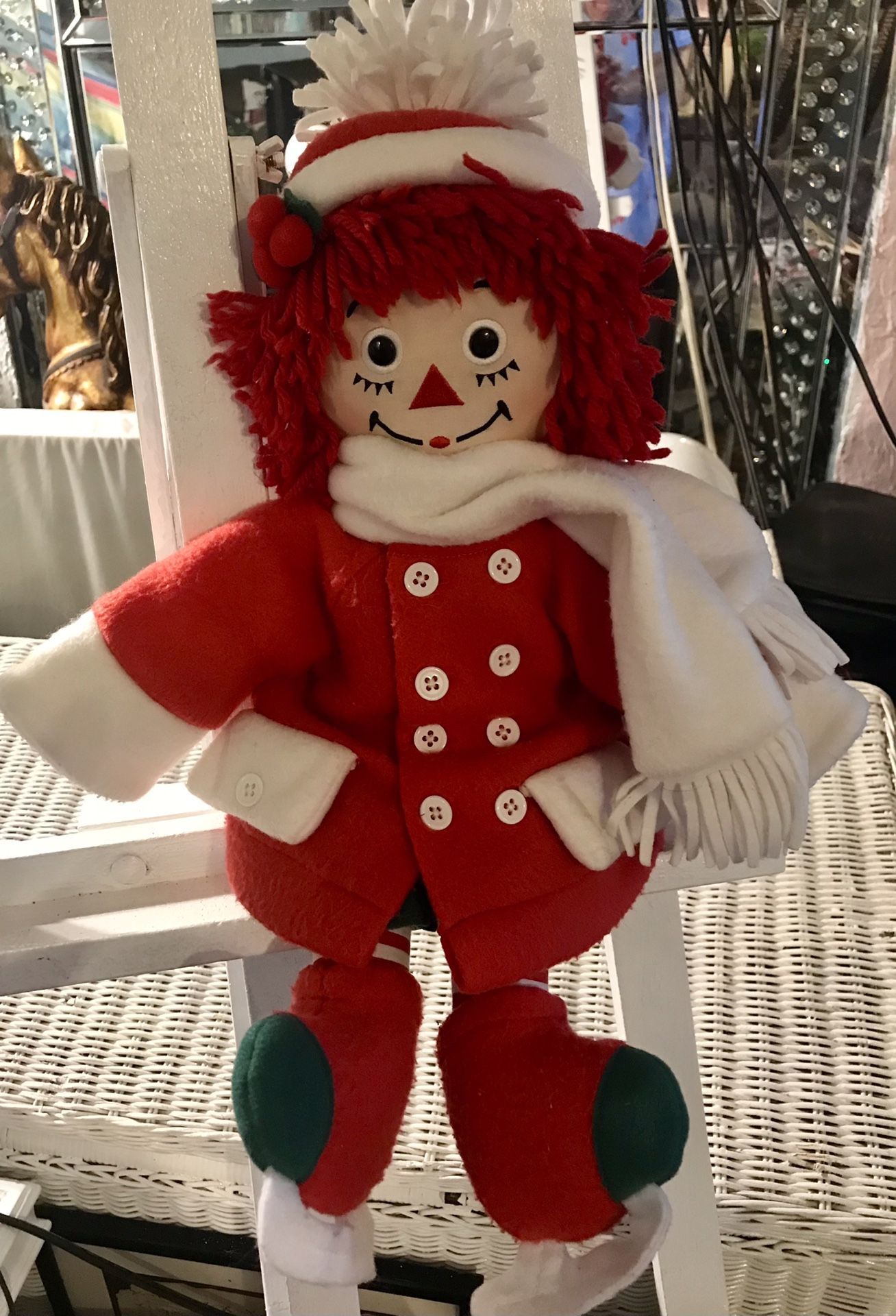 Precious Hand Made Raggedy Ann Doll.