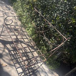 Metal Frame Bench