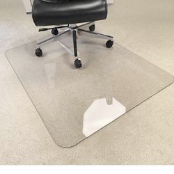 Upgraded Version] Crystal Clear 1/5" Thick 47" x 35" Heavy Duty Hard Chair Mat, Can be Used on Carpet or Hard Floor
