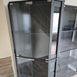 Black Display Cabinets