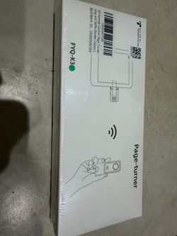 Remote Control Page Turner with Book Light and Reading Time Tracker for Kindle
