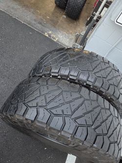 Only 4 Used Tires Lt37x12.50r17 Nitto Ridgerappler $200.00
