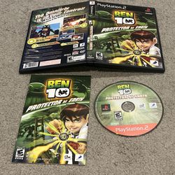 Ben 10 - Protector Of Earth Sony PlayStation 2 PS2 CIB Complete w/ Manual