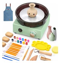 Mini Pottery Wheel for Kids, Beginners, Adults, Teens