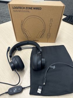 Logitech Zone Wired Noise Cancelling On-Ear Headset