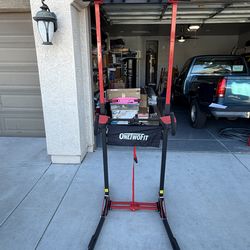 Portalable pull up and dip bar