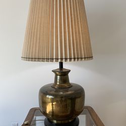 Mid Century Brass Lamp 