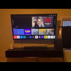 Lg 70 tv w sound bar and mount