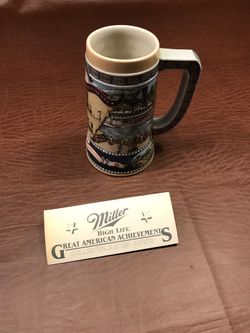 Miller High Life Great American Achievements Collectible Stein Series-The First River Steamer