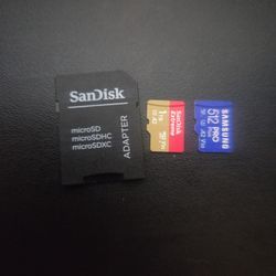 1tb Sandisk + 512 Gb Samsung Micro Sd Cards