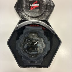 Men's Casio G-Shock Virtual World Analog-Digital Blue 