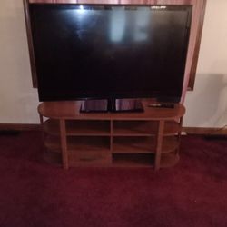 52" LG TV With Stand