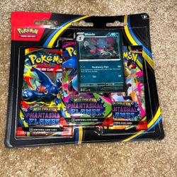 Sealed New Phantasmal Flames 3 Pack Blister (Weavile)