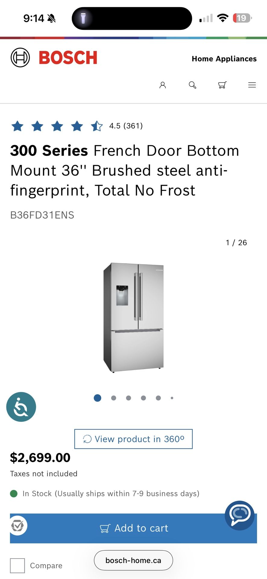 Brand New Bosch Fridge