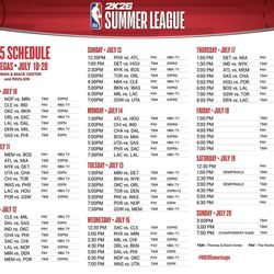 NBA Summer League Tickets Available 