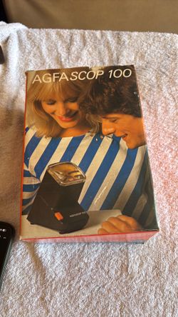 Vintage Agfascop 100 slide and negative viewer