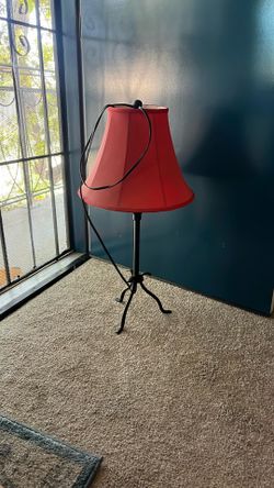 Red Table Top Lamp