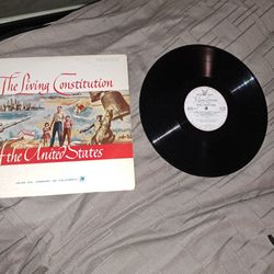 Vintage RECORD The Living Consitution Of The United States  