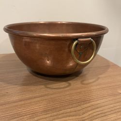 8 1/2” Copper Mixing Bowl