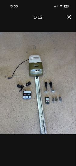 Genie Aladdin connect and silentmax 1000 garage door opener for parts sensors wall button key pad