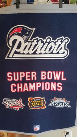 Patriots Super Bowl banner